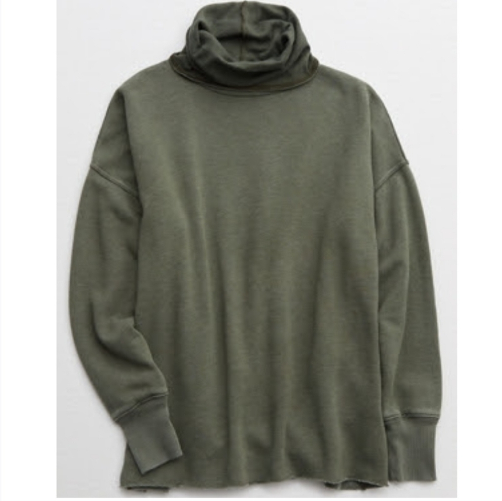 Aerie Fleece Turtleneck